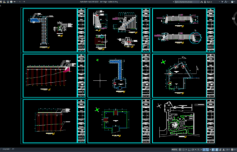 Download Gambar Desain Dermaga DWG AutoCAD dermaga