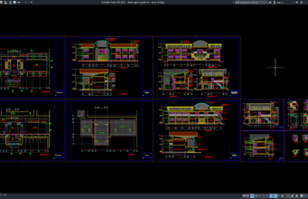 desain gedung sekolah 2 lantai