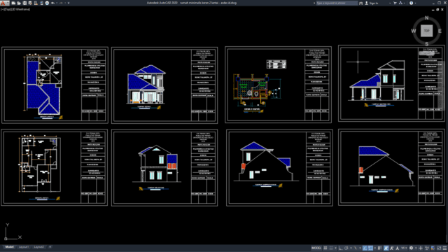 rumah minimalis keren 2 lantai