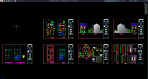 rumah tinggal 2 lantai 87 m2