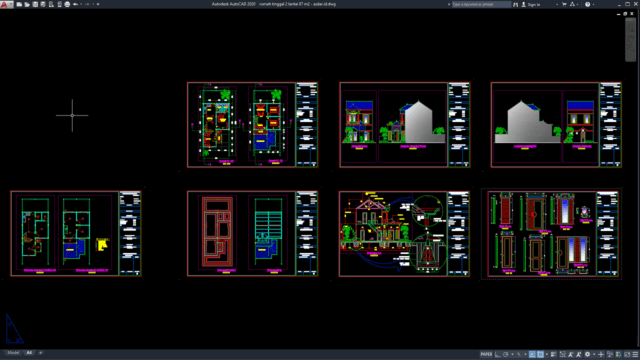 rumah tinggal 2 lantai 87 m2 rumah tinggal 2 lantai 87 m2