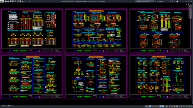 standar detail pekerjaan konstruksi beton