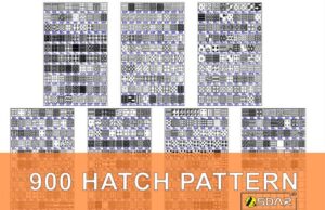 900 hatch pattern autocad