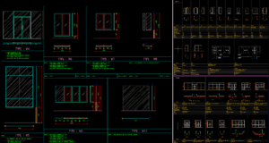 detail kusen pintu dan jendela aluminium