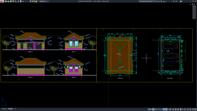 rumah 2 garasi