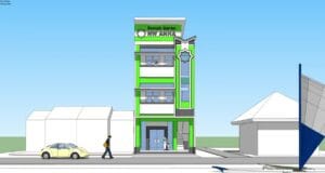 rumah qur'an sketchup