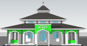 masjid 15m x15m sketchup