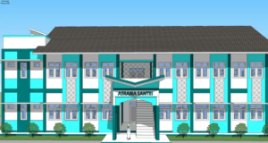 asrama pesantren sketchup