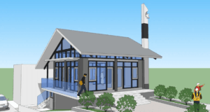 masjid 8m x 6m sketchup