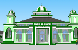 masjid al-hidayah sketchup