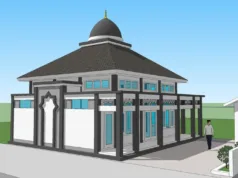 Download Desain Mushola 9,5m x 11m Format SKP SketchUp mushola 9,5m x 11m sketchup