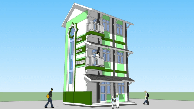rumah qur'an sketchup rumah qur'an sketchup