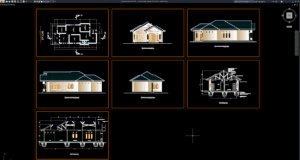 rumah 1 lantai ukuran 17m x 8,5m