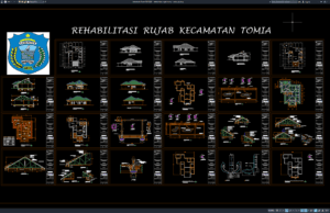 Download Gambar Rehabilitasi Rujab Kecamatan Tomia DWG AutoCAD rehabilitasi rujab tomia