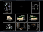 rumah 1 lantai ukuran 13.2m x 8.9m
