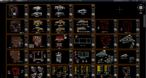 rumah 2 lantai ukuran 19m x 16m