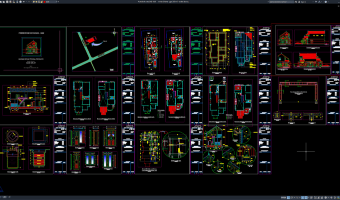 rumah 2 lantai type 200 m2