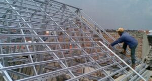 konstruksi atap baja ringan