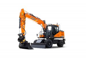 wheeled excavator