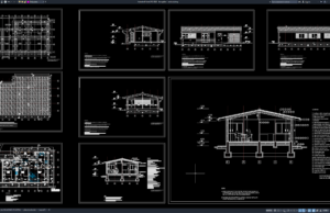 Download Gambar Desain Bungalow DWG AutoCAD bungalow