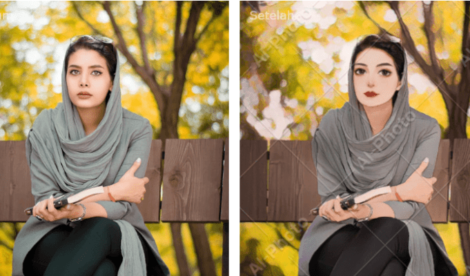 edit foto jadi kartun