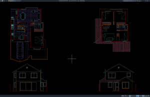 Download Desain Rumah Kecil Sederhana 2 Lantai DWG AutoCAD rumah kecil sederhana 2 lantai