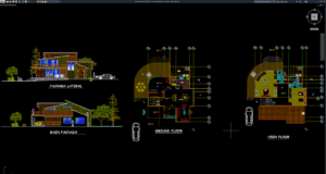 rumah pedesaan 2 lantai