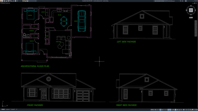 rumah pedesaan kecil