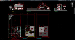 rumah simpel modern 2 lantai