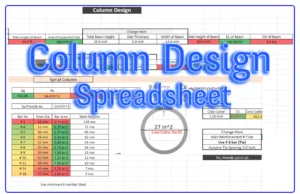 Download Perhitungan Desain Kolom Persegi dan Spiral Format Excel desain kolom persegi dan spiral