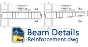 detail penguatan balok