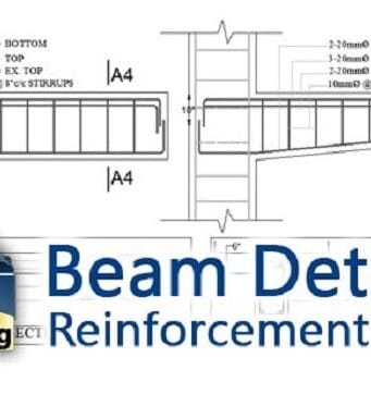 detail penguatan balok