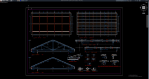 detail plafon kayu dan baja ringan