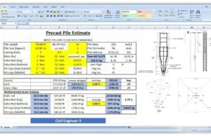 Download Estimasi Tiang Precast Format Excel estimasi tiang precast