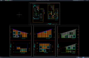 Download Desain Kabin Kecil Modern DWG AutoCAD kabin kecil modern