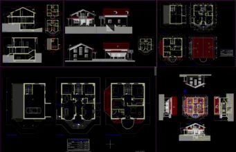 rumah klasik plus basement 2 lantai