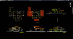 rumah modern dan luas 2 lantai