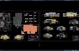 Download Gambar Rumah Pantai DWG AutoCAD
