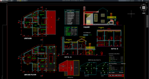 rumah 2 lantai dengan teras