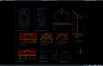 rumah kayu 2 lantai