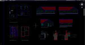 rumah kayu ukuran 15x9 meter