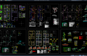 Download Desain Rumah 2 Lantai dengan 8 Kamar DWG AutoCAD rumah 2 lantai dengan 8 kamar