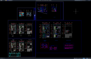 Download Desain Rumah 2 Lantai plus RoofTop DWG AutoCAD rumah 2 lantai plus rooftop