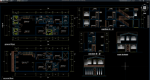 rumah 2 lantai ukuran 18m x 6,5m