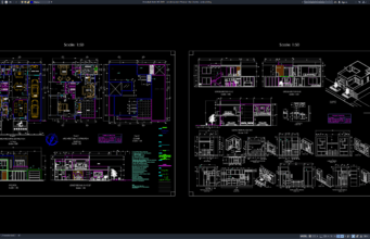 rumah modern 4 kamar tidur 2 lantai