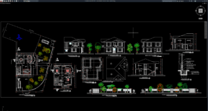 rumah klasik 3 kamar tidur 2 lantai