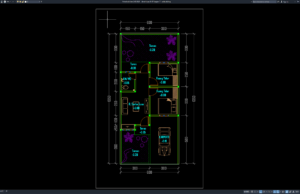 Download Denah Type 36/81 Bagian 7 DWG AutoCAD denah type 36-81 bagian 7