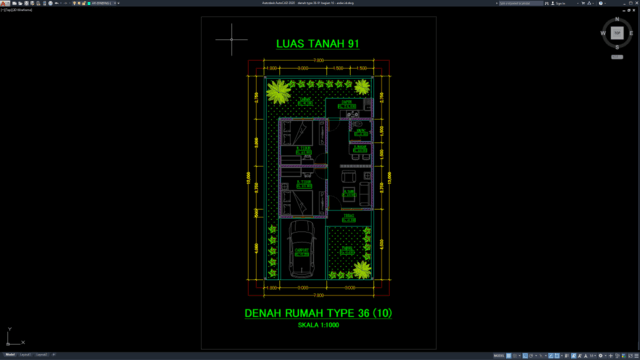 denah type 36-91 bagian 10 denah type 36-91 bagian 10