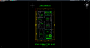 denah type 40-72 bagian 6