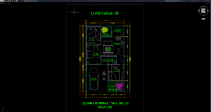 denah type 40-84 bagian 7